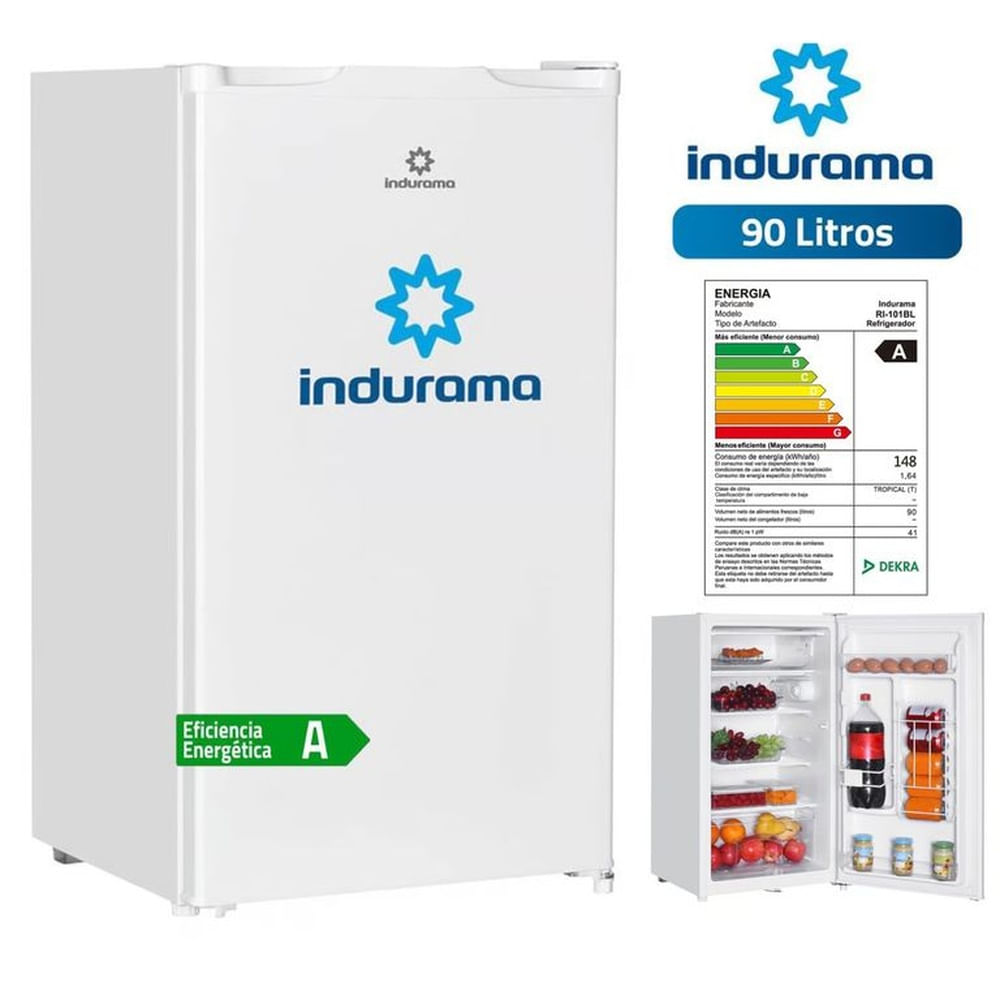Frigobar Indurama 90L RI-101BL Blanco