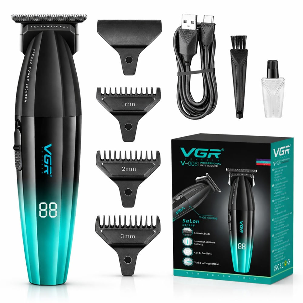 Cortadora Cabello Trimmer Vgr V-906 Inalámbrico Profesional