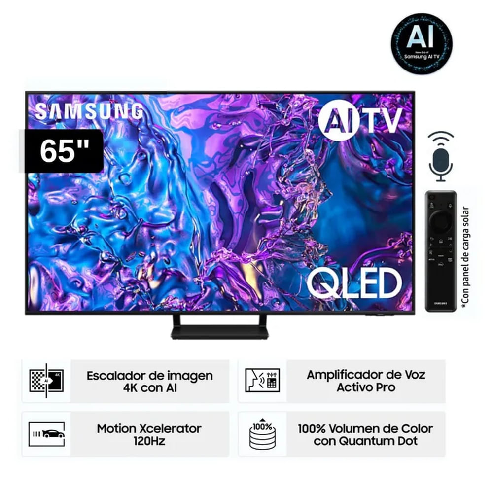 Televisor 65 Qled 4k Q70d Tizen Os Smart Tv 2024