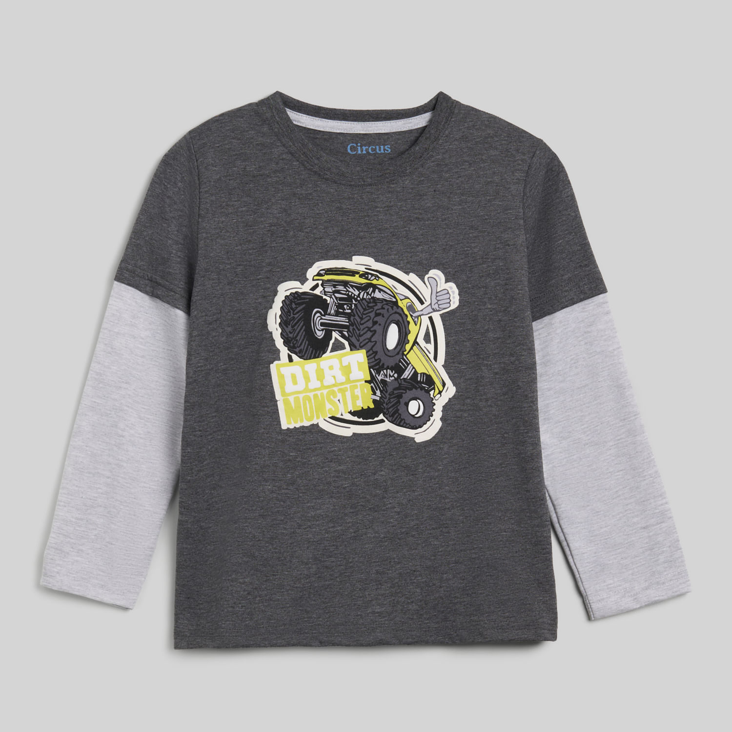 Polo Doble Manga Larga Para Niño Circus