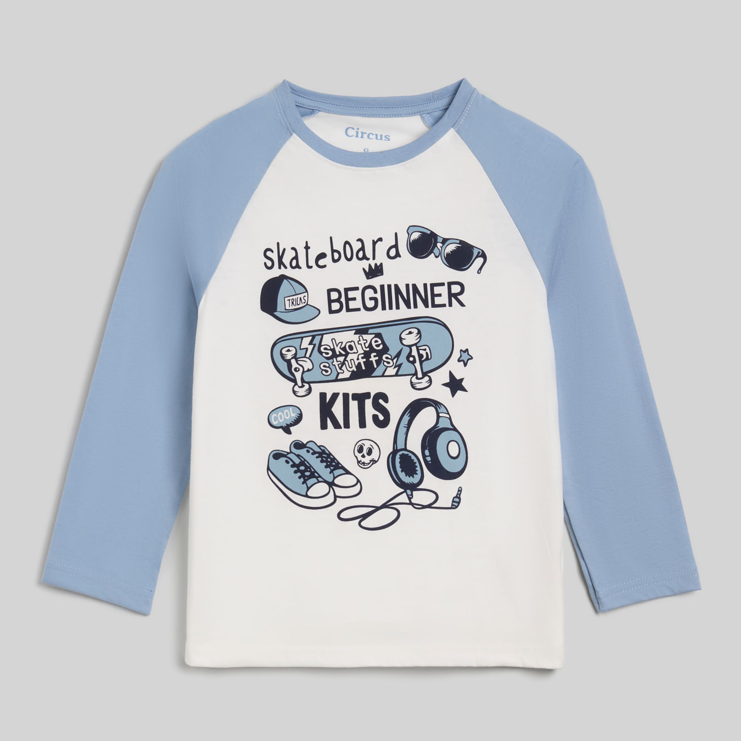 Polo Manga Larga Para Niño Ranglan Circus