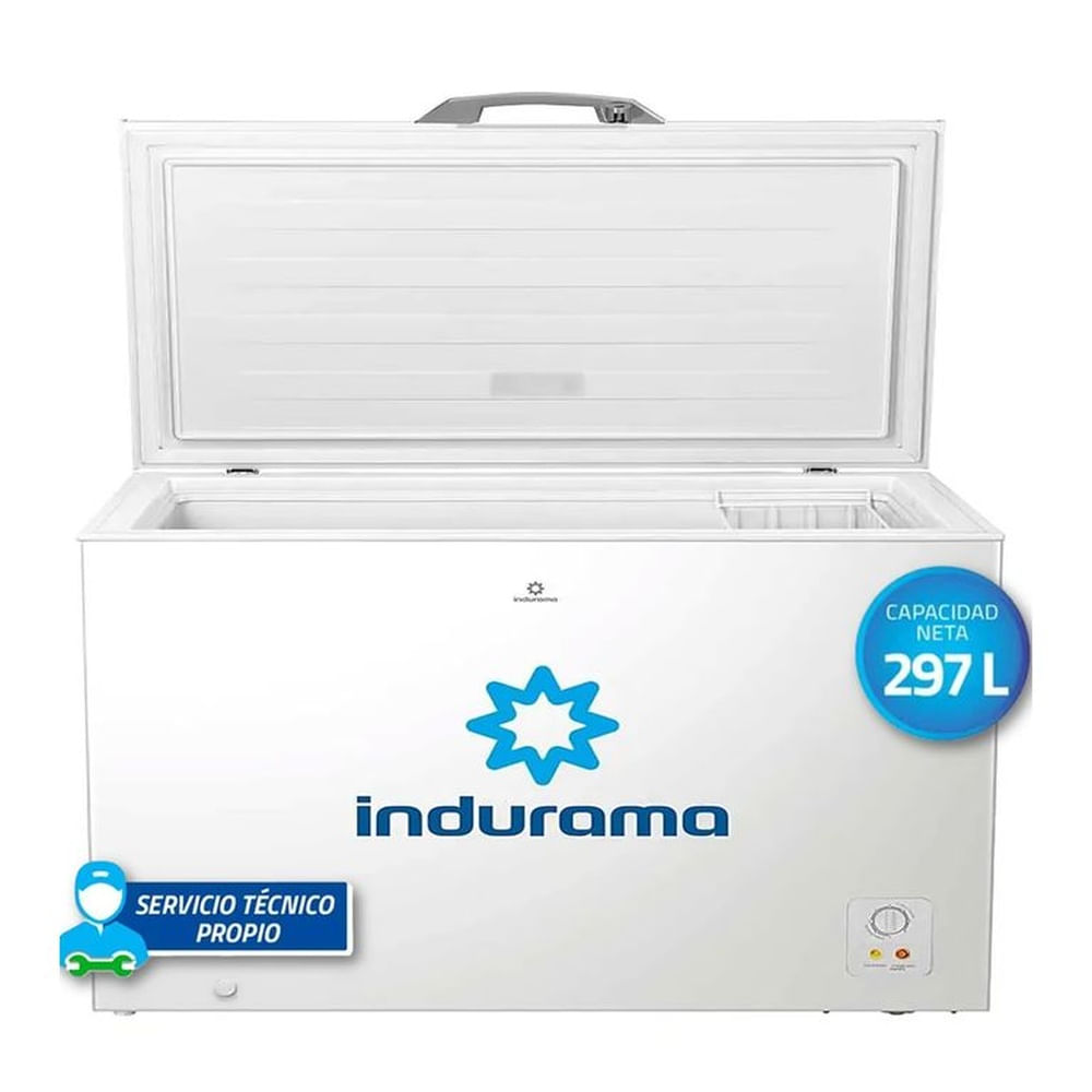 Congeladora Indurama CI-320BL Defrost 297L Blanco