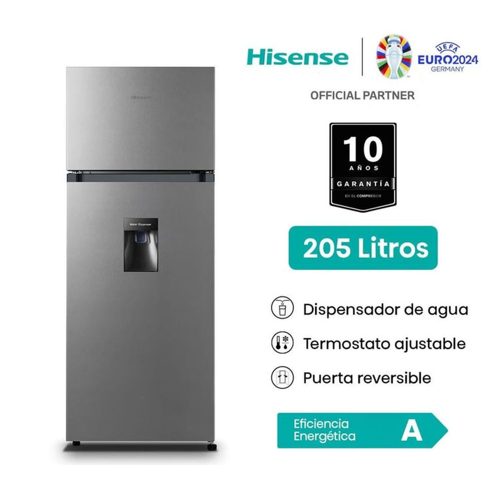 Refrigeradora Hisense 205L Top Mount RD267H