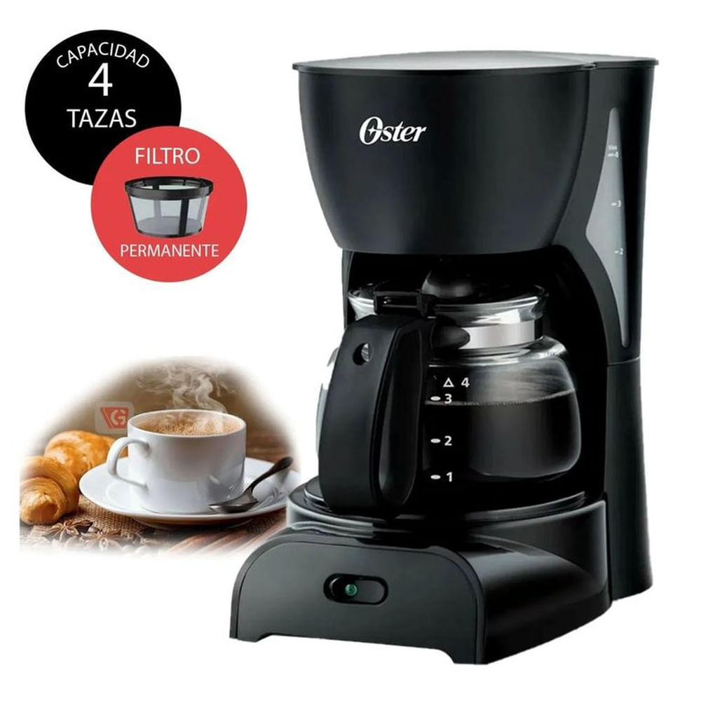 Cafetera Eléctrica OSTER 4 Tazas