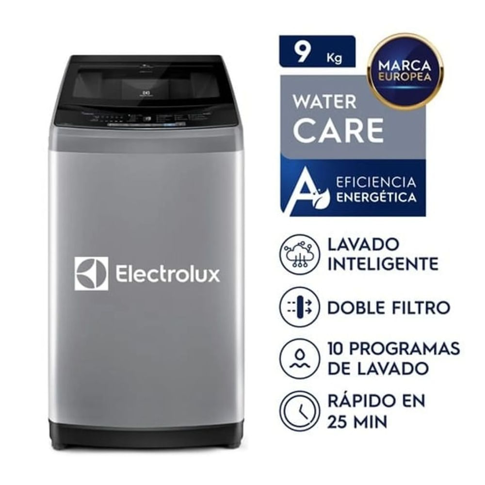 LAVADORA 9KG ELECTROLUX EWIW09F2USVG