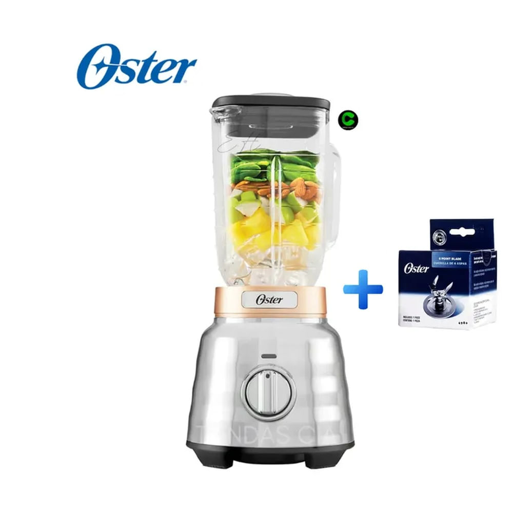 Licuadora Osterizer® Max de 2 caballos de fuerza BLSTPBR + Cuchilla