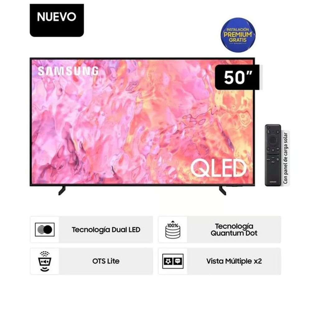 Televisor Samsung 50” QLED 4K UHD Smart TV QN50Q60CAGXPE