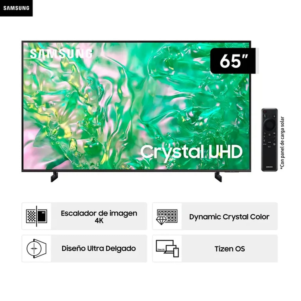 TELEVISOR SMART TV SAMSUNG UHD 65 CRYSTAL 4K UN65DU8000