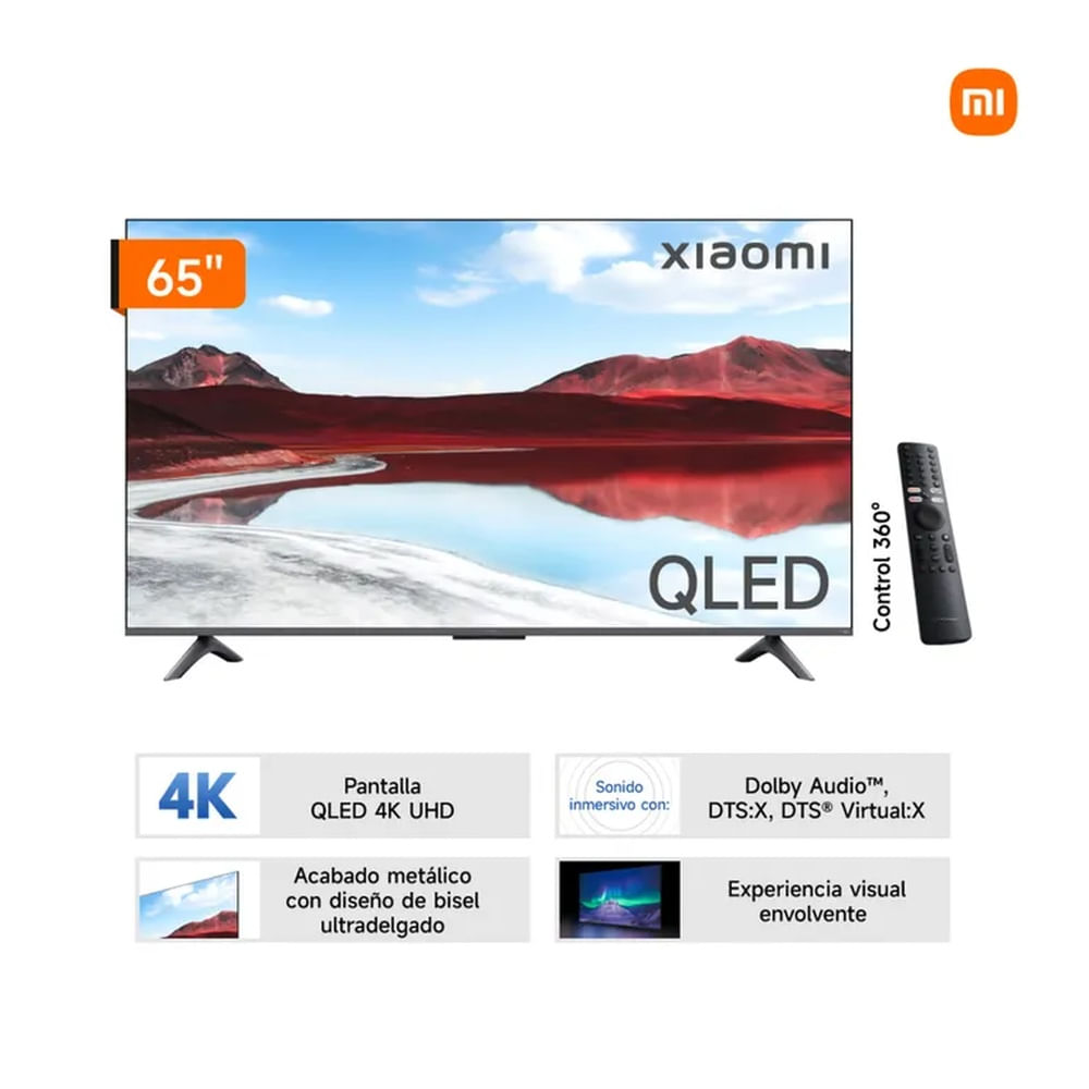 Xiaomi Televisor 65” QLED 4K UHD Smart TV A Pro 2025