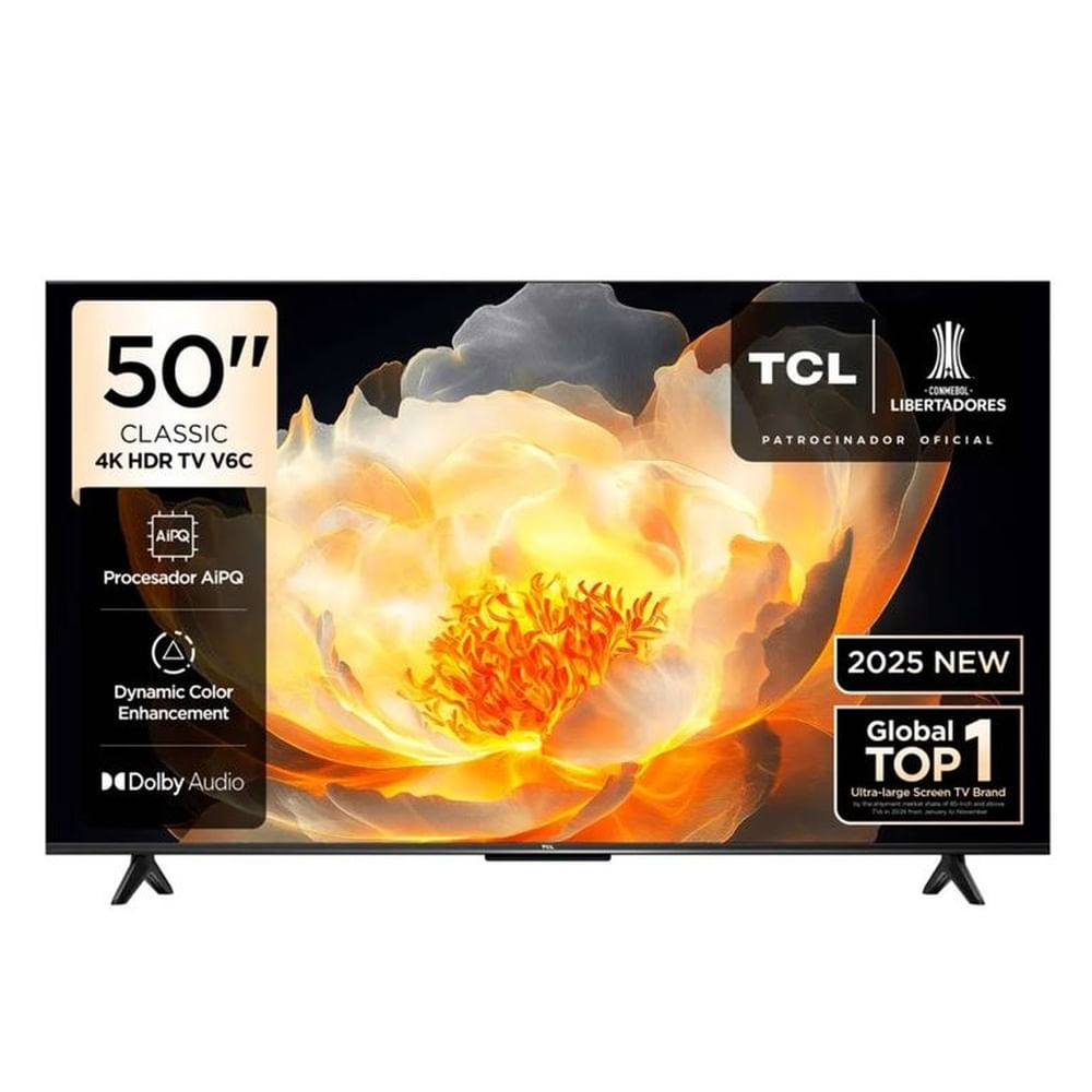 Televisor TCL LED 50 UHD 4K Smart TV 50C6V