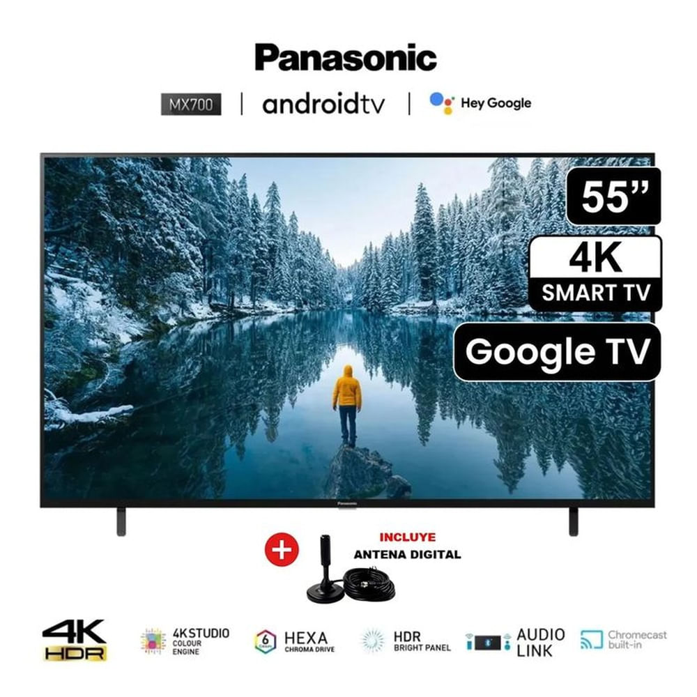 Televisor Panasonic 55 TC-55MX700P LED 4K UHD Smart + Antena Digital
