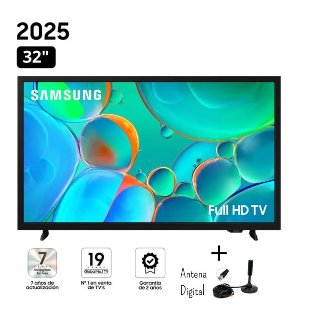 Televisor Samsung 32 HD Smart TV H5000F 2025 + Antena