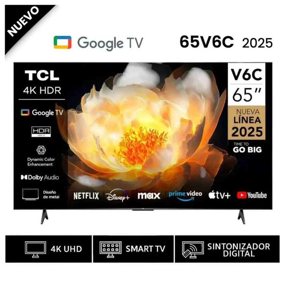 Televisor TCL LED 65 UHD 4K Smart TV 65C6V