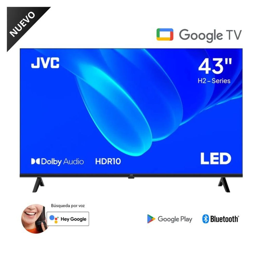 Televisor JVC 43"" Google TV FHD 43KM358 2025 + Antena