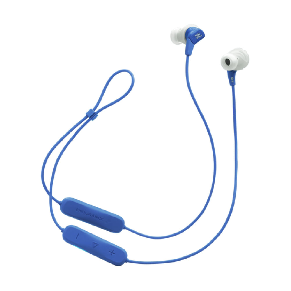 JBL Endurance Run 3 Audífonos Deportivos In-Ear con Resistencia IP65 y Sonido JBL Pure Bass Azul