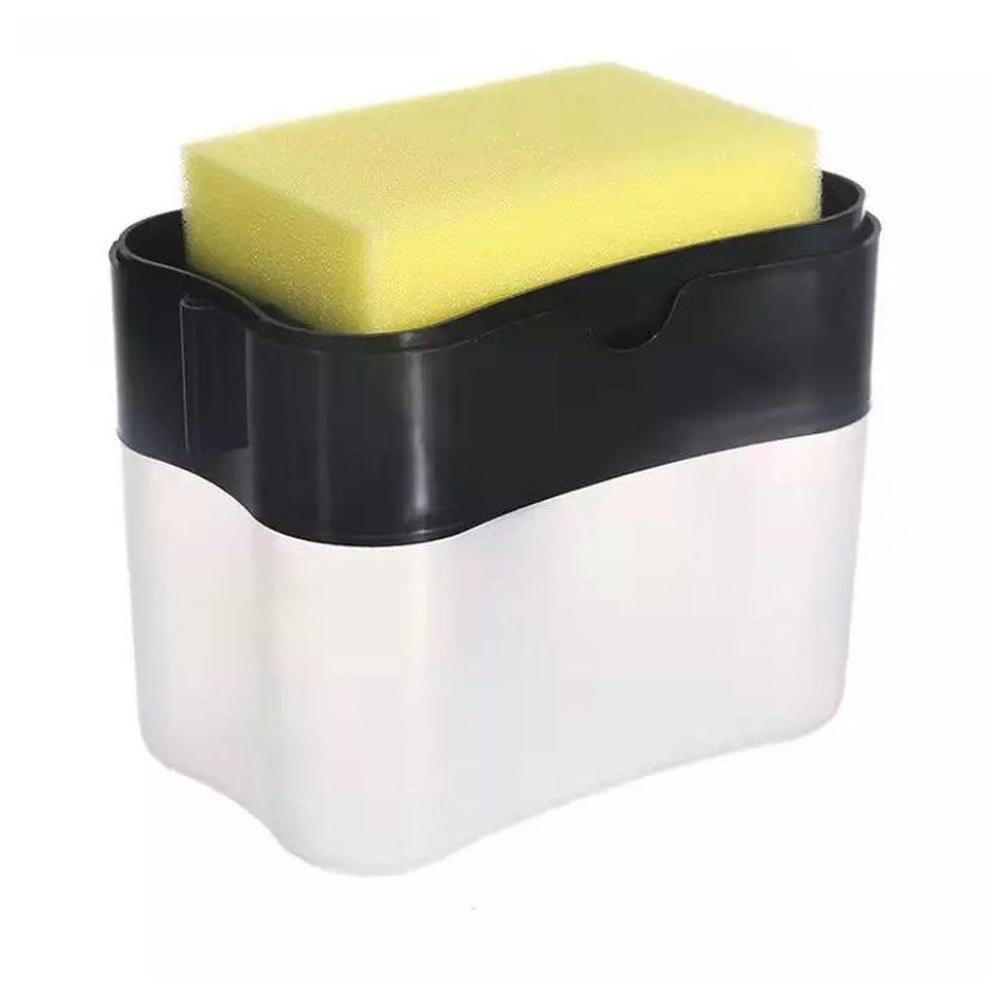 Dispensador De Jabón Cocina 2 En 1 Práctico