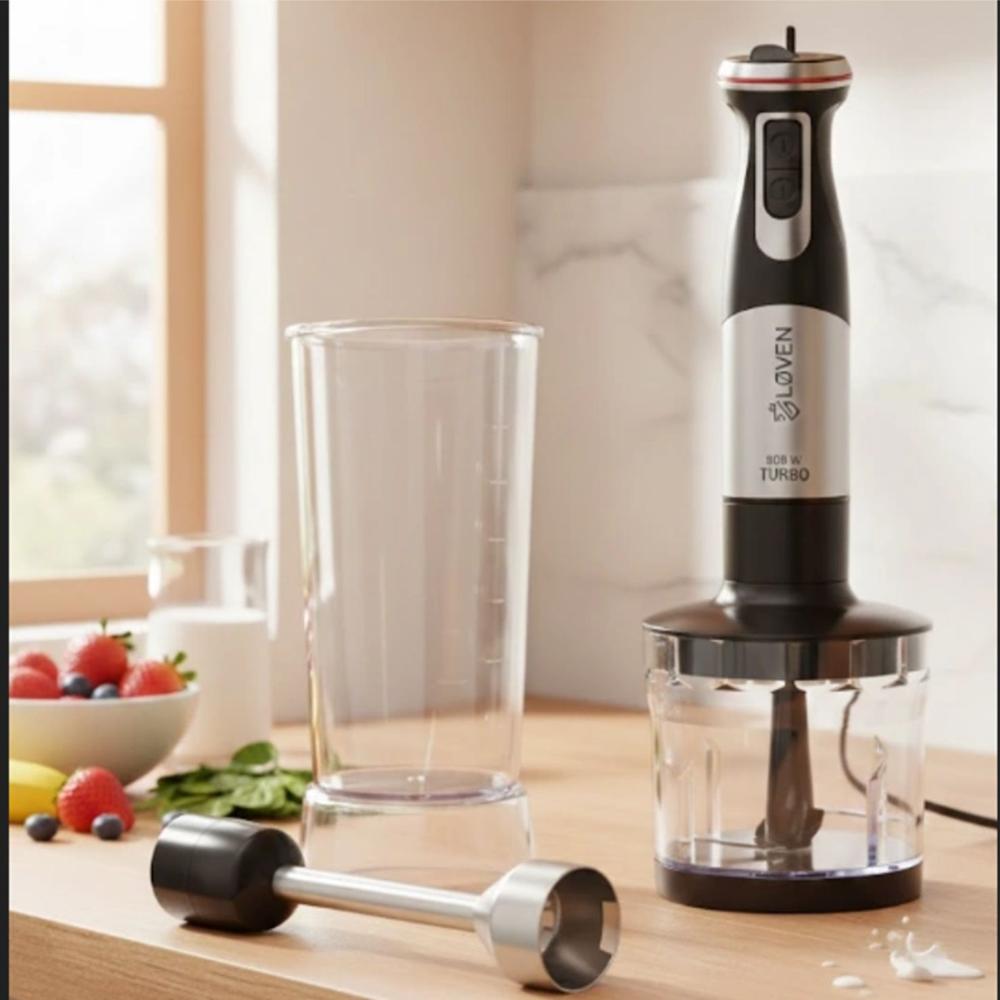Batidora de Mano Loven MP800CLA 800W 1L Uso Cocina