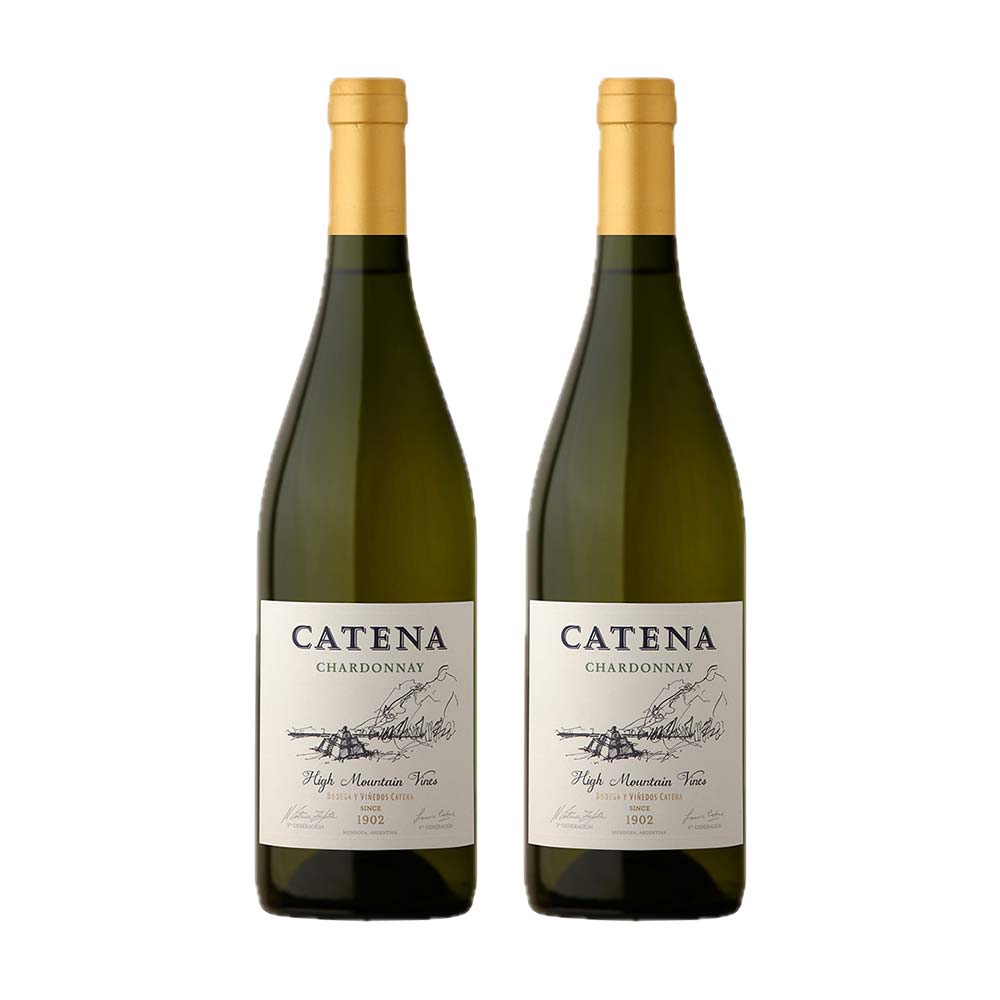 Pack Vino Blanco CATENA Chardonnay Botella 750ml x 2un