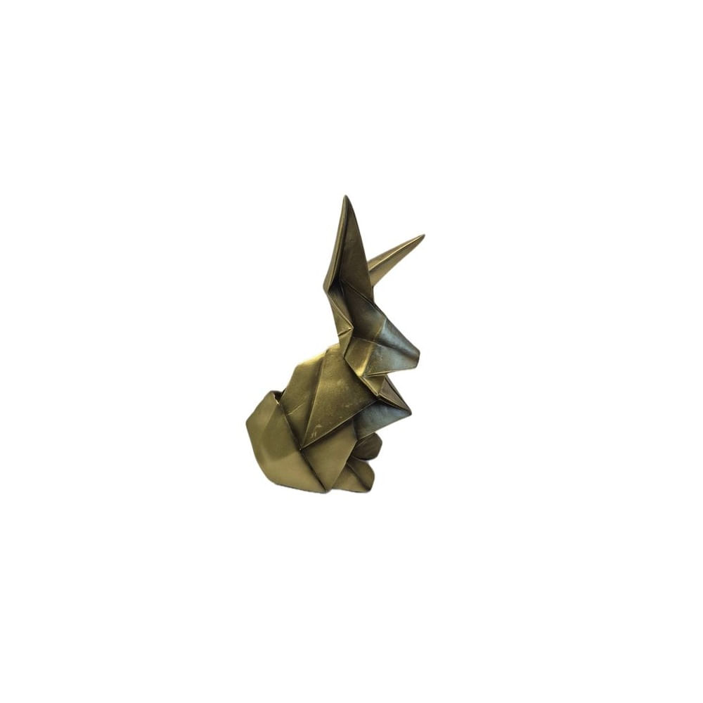 Adorno Decorativo Conejo Origami Dorado - Adorno Elegante para Sala Regalo Ideal Adorno Decorativo Conejo Origami Dorado - Adorno Elegante para Sala Regalo Ideal