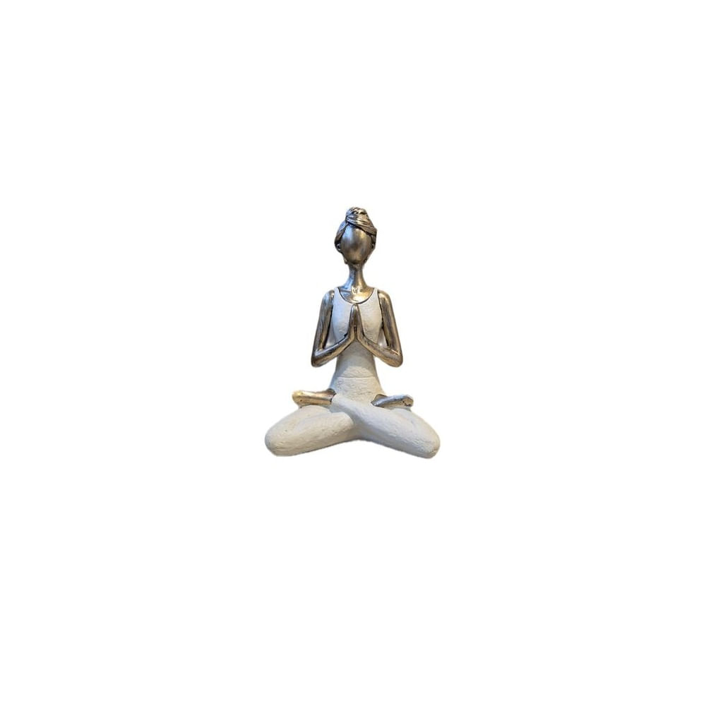 Figura decorativa de mujer en posición de meditación - Adorno Elegante para Sala Regalo Ideal Figura decorativa de mujer en posición de meditación - Adorno Elegante para Sala Regalo Ideal