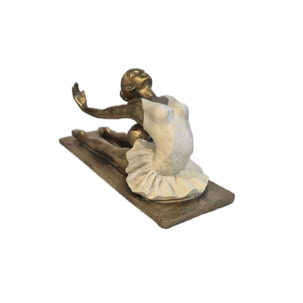 Adorno Decorativo Bailarina en Posición de Danza - Adorno Elegante para Sala Regalo Ideal Dorado Adorno Decorativo Bailarina en Posición de Danza - Adorno Elegante para Sala Regalo Ideal Dorado