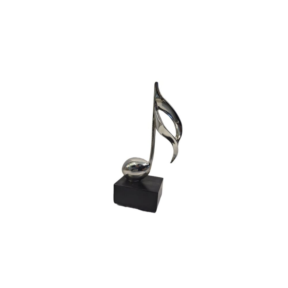 Adorno Decorativo Nota Musical Acabado Plateado - Adorno Elegante para Sala Regalo Ideal Adorno Decorativo Nota Musical Acabado Plateado - Adorno Elegante para Sala Regalo Ideal
