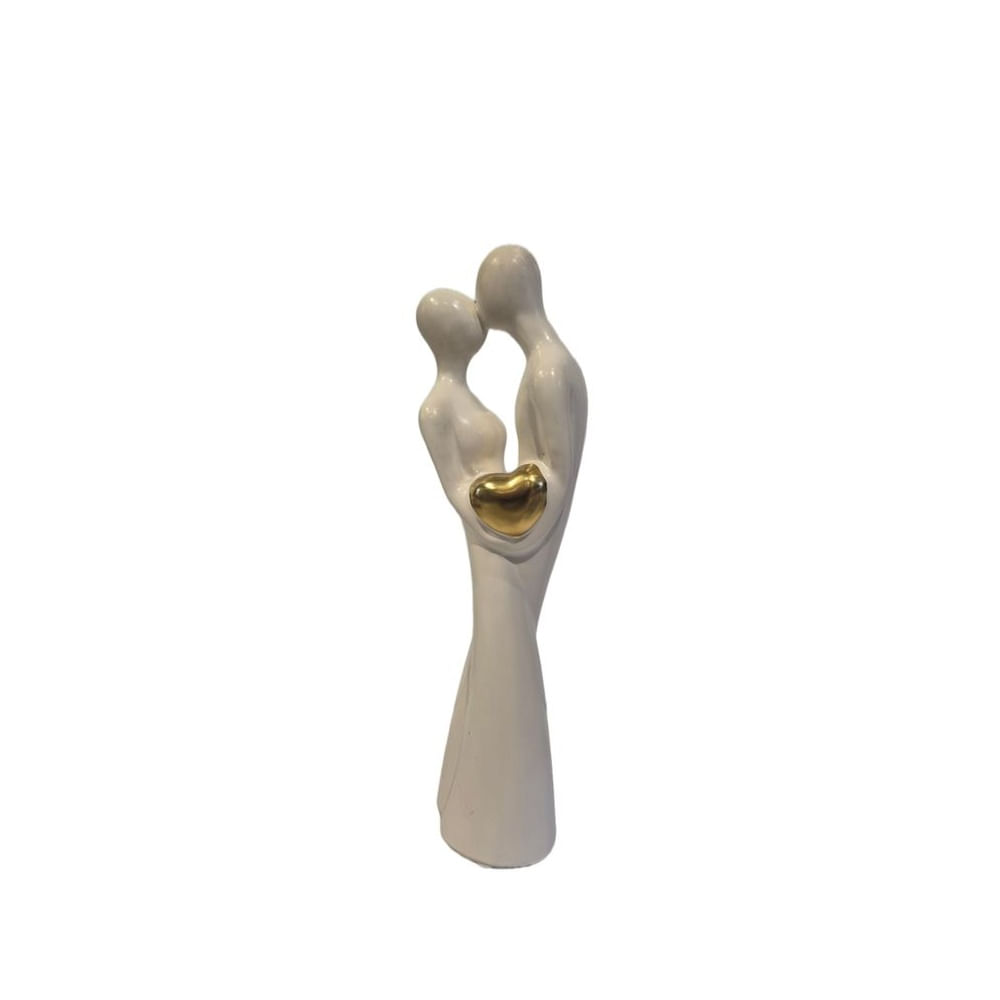 Escultura decorativa de pareja con corazón - Adorno Romántico Regalo Ideal para San Valentín Escultura decorativa de pareja con corazón - Adorno Romántico Regalo Ideal para San Valentín