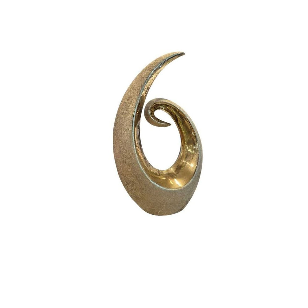 Adorno Decorativo Abstracto Dorado Diseño Moderno - Adorno Elegante para Sala Regalo Ideal Dorado Adorno Decorativo Abstracto Dorado Diseño Moderno - Adorno Elegante para Sala Regalo Ideal Dorado