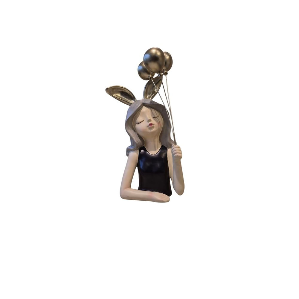Escultura decorativa de niña con globos en estilo moderno - Adorno Elegante para Sala Regalo Ideal Escultura decorativa de niña con globos en estilo moderno - Adorno Elegante para Sala Regalo Ideal