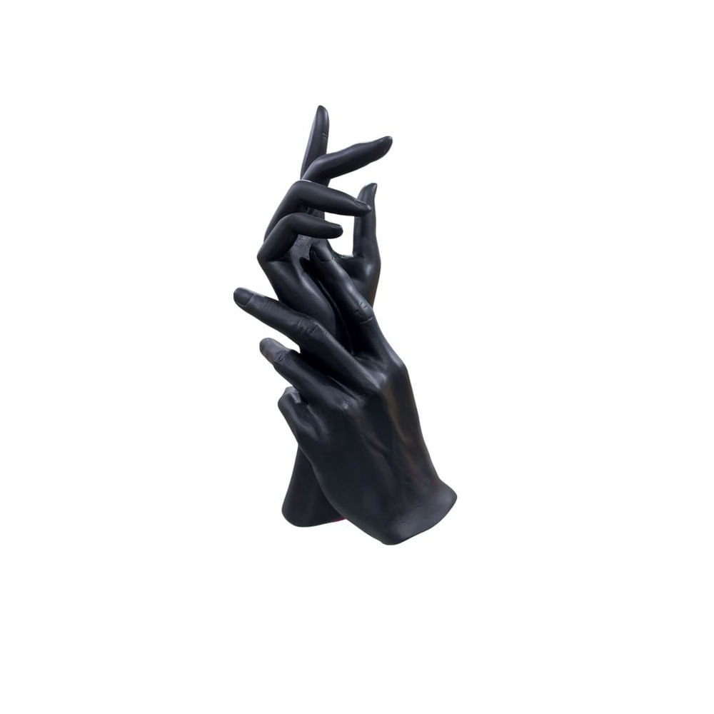 Adorno Decorativo Manos Artísticas Estilo Contemporáneo - Adorno Elegante para Sala Regalo Ideal Negro Adorno Decorativo Manos Artísticas Estilo Contemporáneo - Adorno Elegante para Sala Regalo Ideal Negro