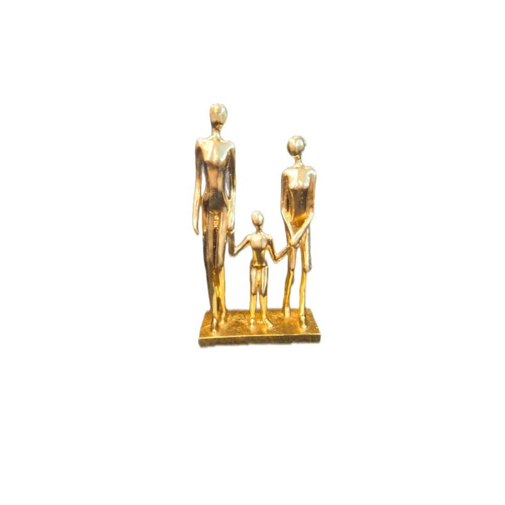 Adorno Decorativo Familia Dorada - Adorno Elegante para Sala Regalo Ideal Dorado Adorno Decorativo Familia Dorada - Adorno Elegante para Sala Regalo Ideal Dorado