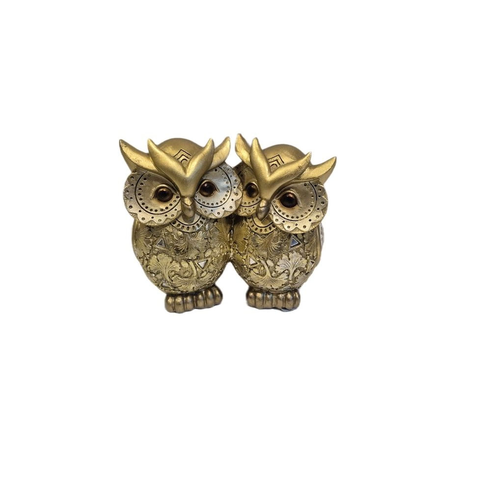 Escultura decorativa de pareja de búhos - Adorno Romántico Regalo Ideal para San Valentín Escultura decorativa de pareja de búhos - Adorno Romántico Regalo Ideal para San Valentín