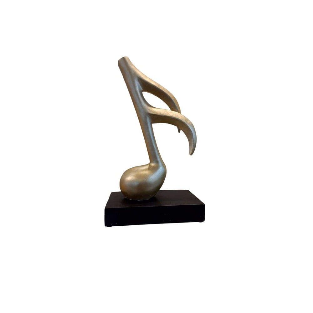 Adorno Decorativo Musical Abstracto Dorado con Base Negra - Adorno Elegante para Sala Regalo Ideal Dorado Adorno Decorativo Musical Abstracto Dorado con Base Negra - Adorno Elegante para Sala Regalo Ideal Dorado
