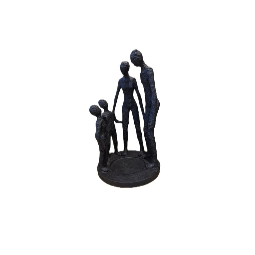 Adorno Decorativo Familia Abstracta - Adorno Elegante para Sala Regalo Ideal Negro Adorno Decorativo Familia Abstracta - Adorno Elegante para Sala Regalo Ideal Negro