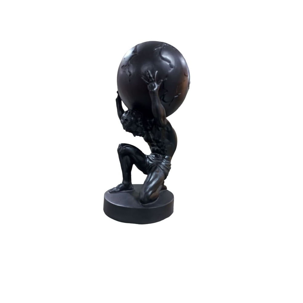 Escultura Decorativa Atlas Moderno en Negro - Adorno Elegante para Sala Regalo Ideal Negro Mate Escultura Decorativa Atlas Moderno en Negro - Adorno Elegante para Sala Regalo Ideal Negro Mate