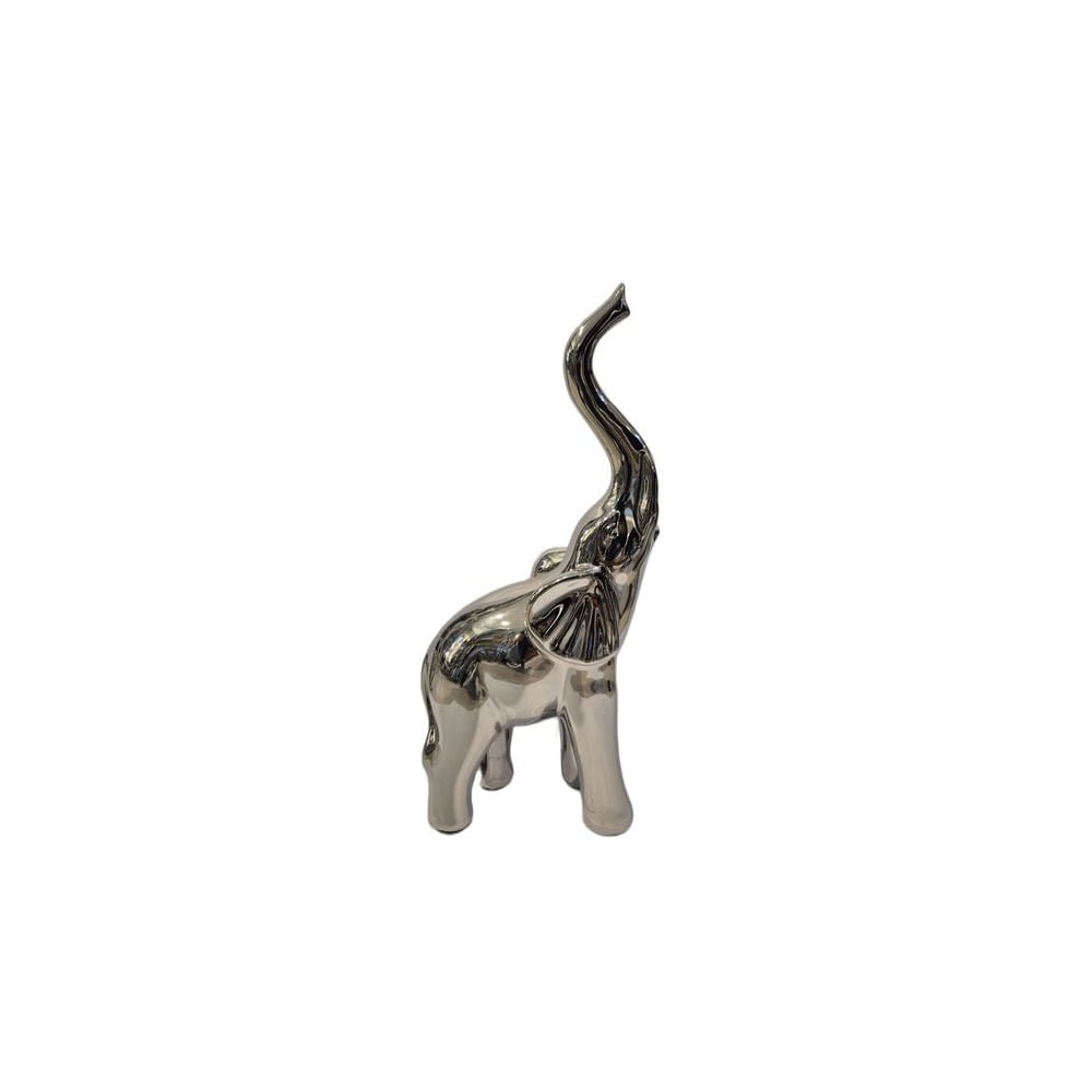 Elefante Decorativo Cromado Adorno Elegante para Sala Regalo Ideal Elefante Decorativo Cromado Adorno Elegante para Sala Regalo Ideal