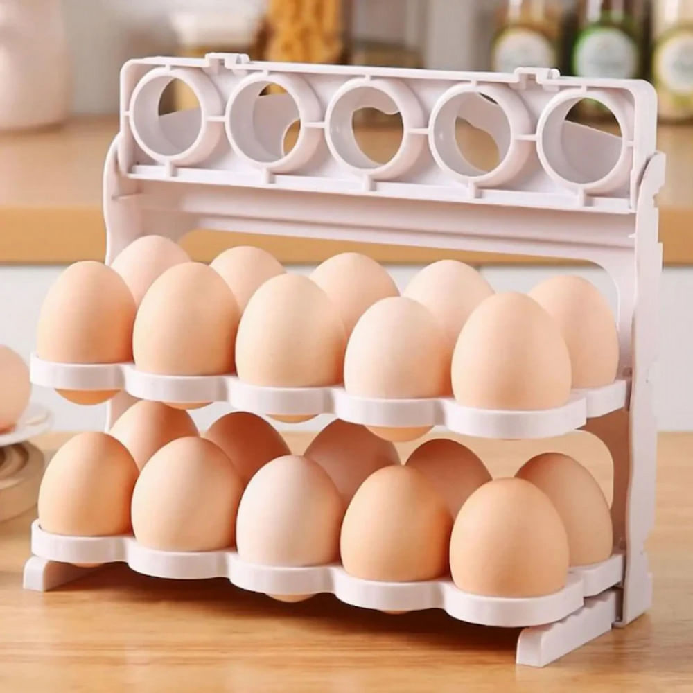 Organizador De Huevos 3 Niveles Para Refrigeradora
