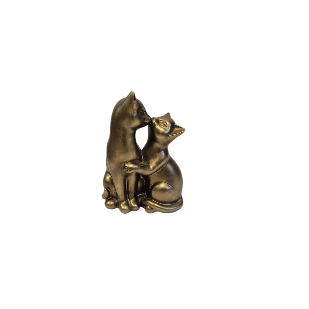 Escultura decorativa de gatos en gesto de cariño - Adorno Romántico Regalo Ideal para San Valentín Escultura decorativa de gatos en gesto de cariño - Adorno Romántico Regalo Ideal para San Valentín