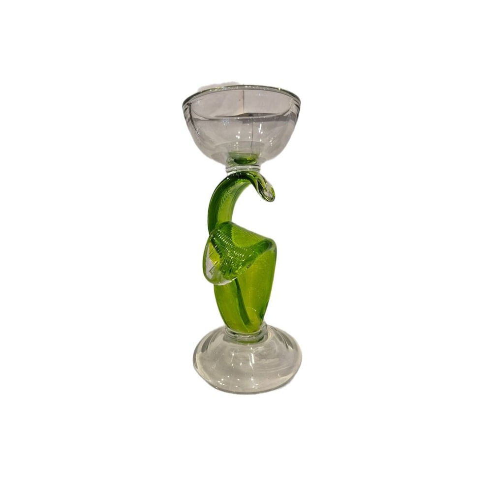 Porta velas decorativo de vidrio artístico - Adorno Elegante para Sala Regalo Ideal Porta velas decorativo de vidrio artístico - Adorno Elegante para Sala Regalo Ideal