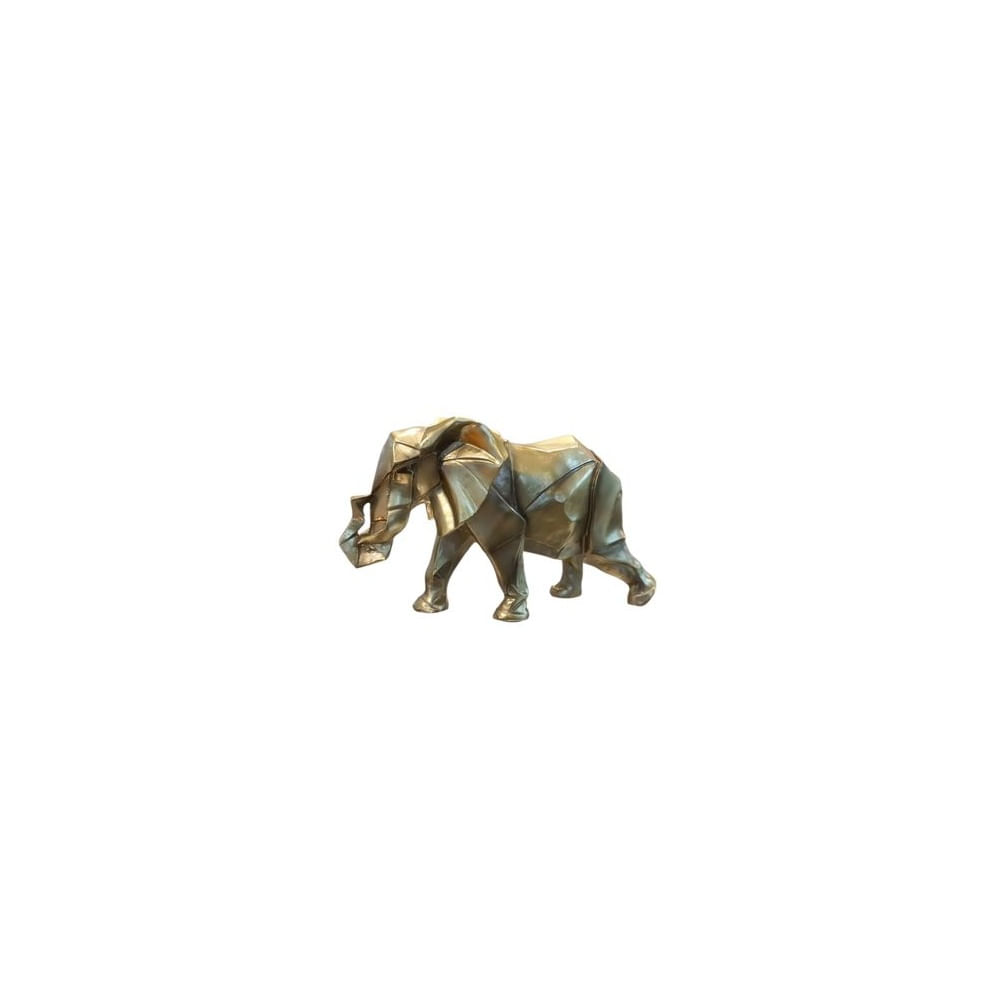 Elefante Dorado Estilo Geométrico Dorado Elefante Dorado Estilo Geométrico Dorado