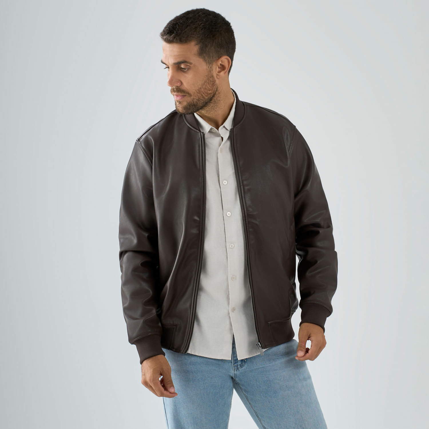 Casaca Hombre Pu Bomber Malabar