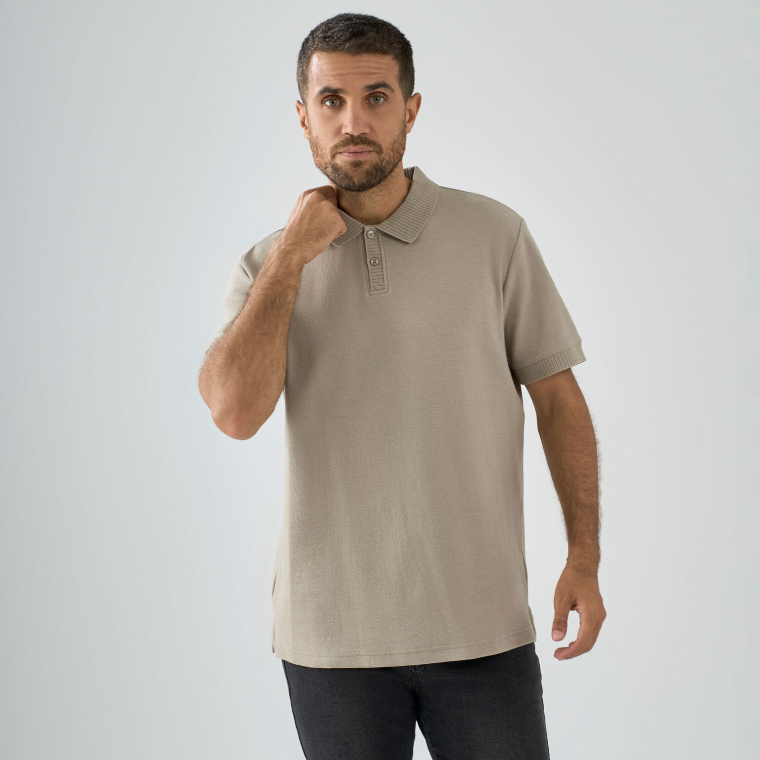 Polo Hombre Textu Formal Malabar