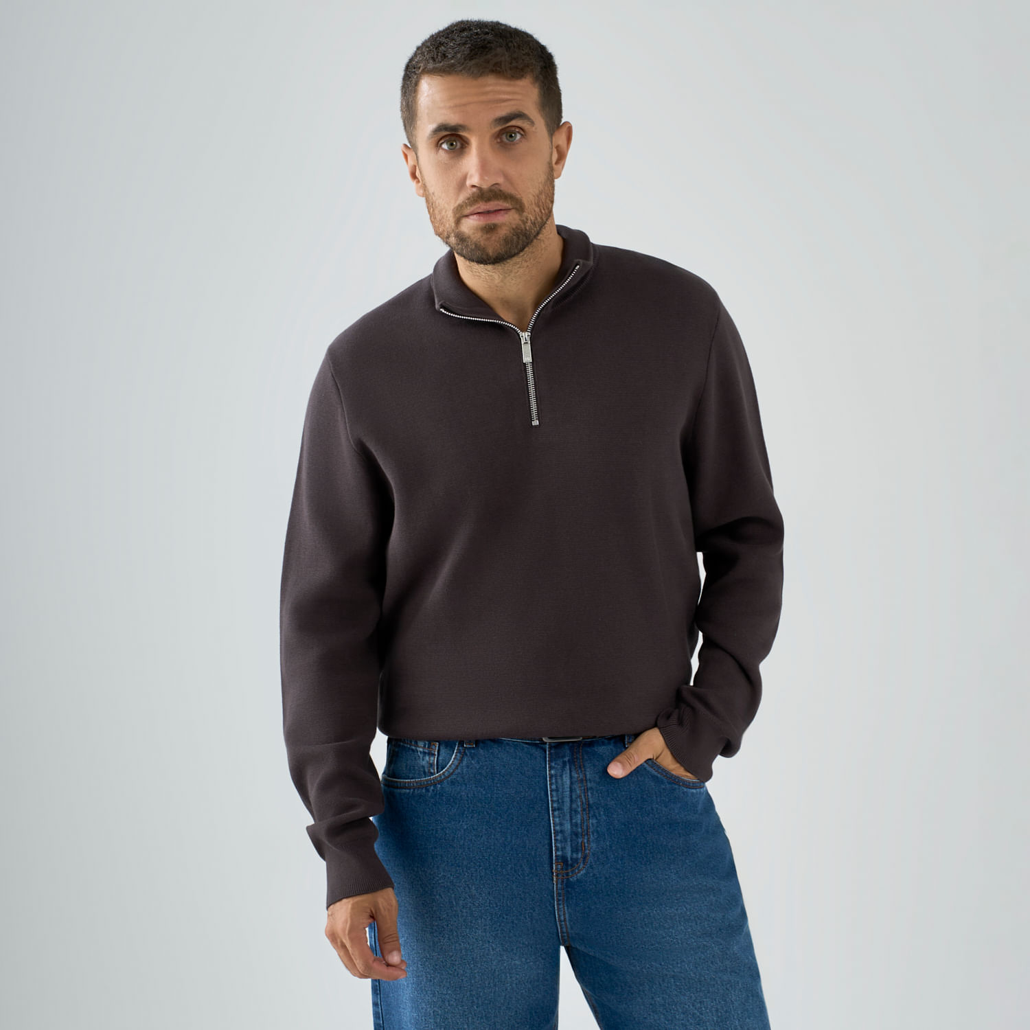 Chompa Hombre Halfzip Tex Malabar