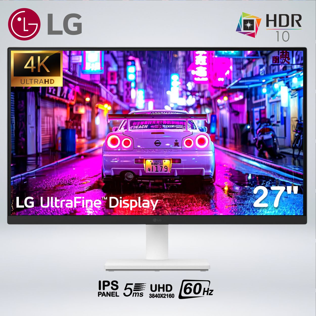 MONITOR 27US500-W LG ULTRA HD 27'' 4K IPS 60hz 5ms HDR10
