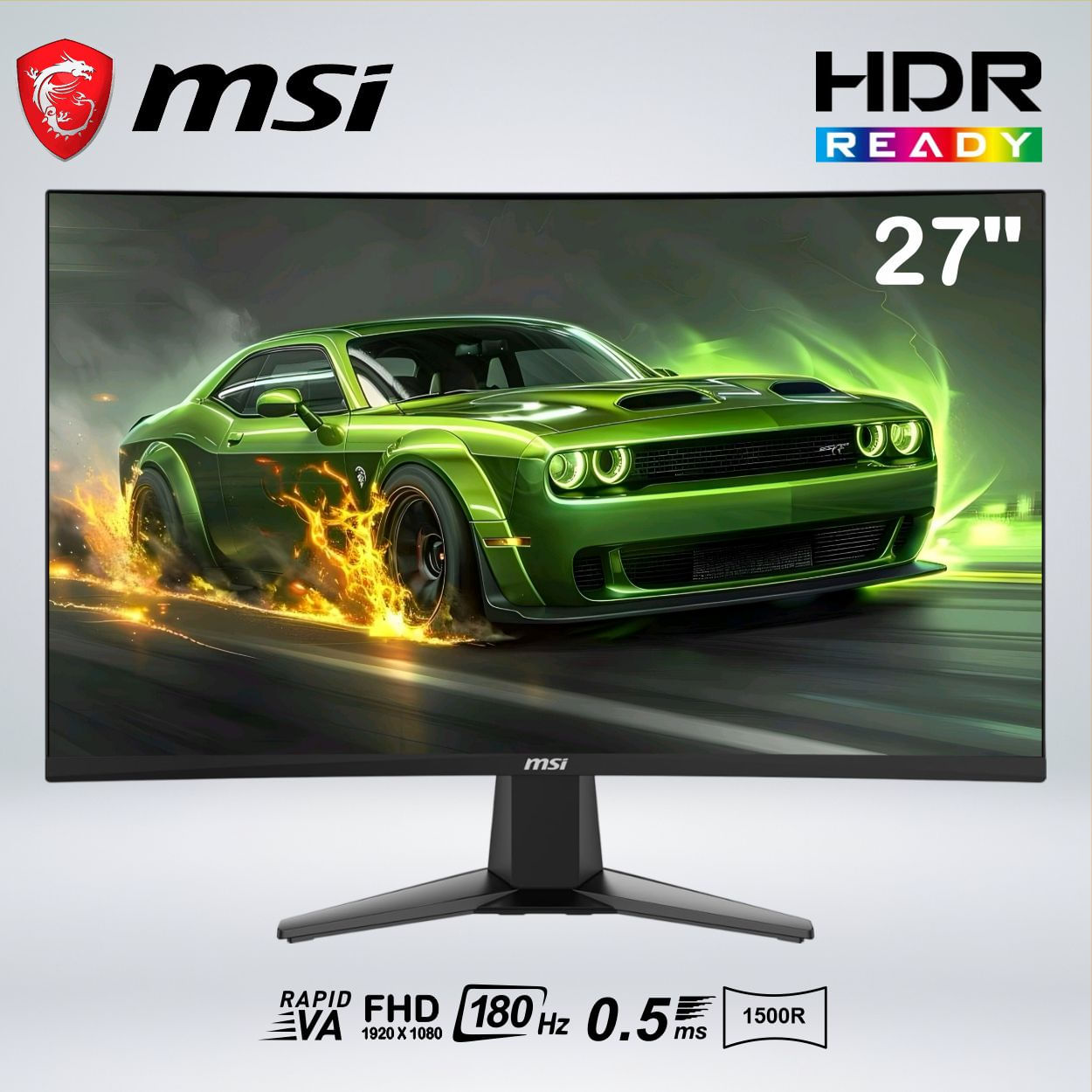 MONITOR CURVO MAG 276CXF FULLHD 27'' RAPID VA 280HZ 0.5MS 1500R HDR