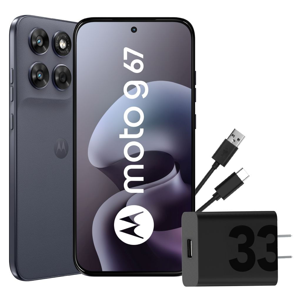 Celular Motorola G67 4G + 256GB Gris