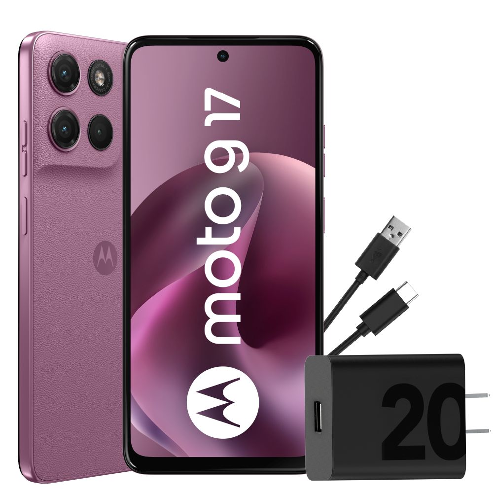Celular Motorola G17 4G + 128GB Rosa