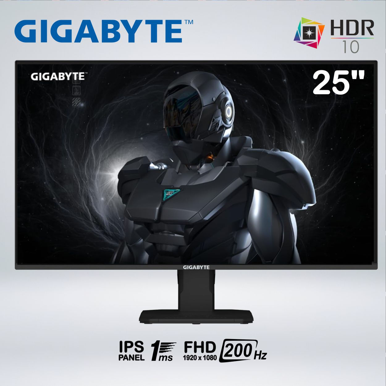 MONITOR GAME GIGABYTE GS25F2 FULLHD 25'' IPS 200hz 1ms HDR10 AMD