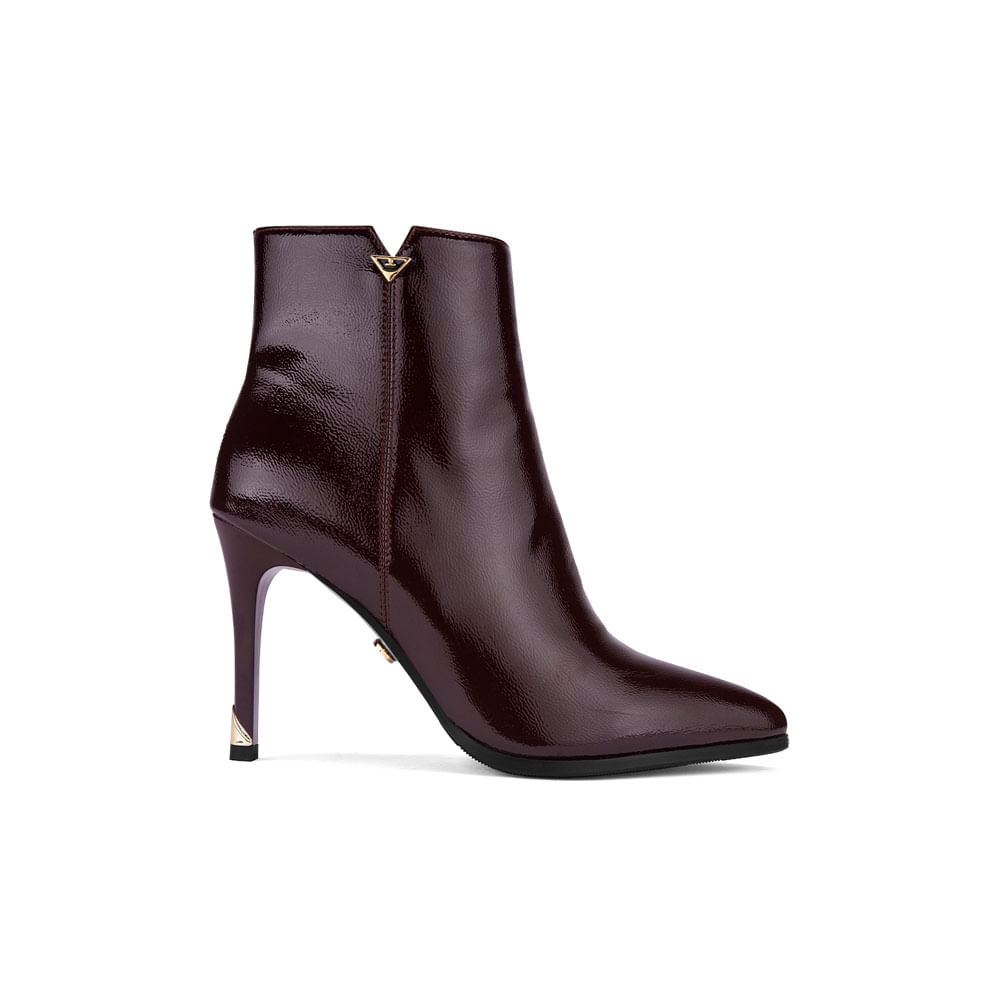 Botines Via Uno Mujer Bk211-10533 Burgundy 39