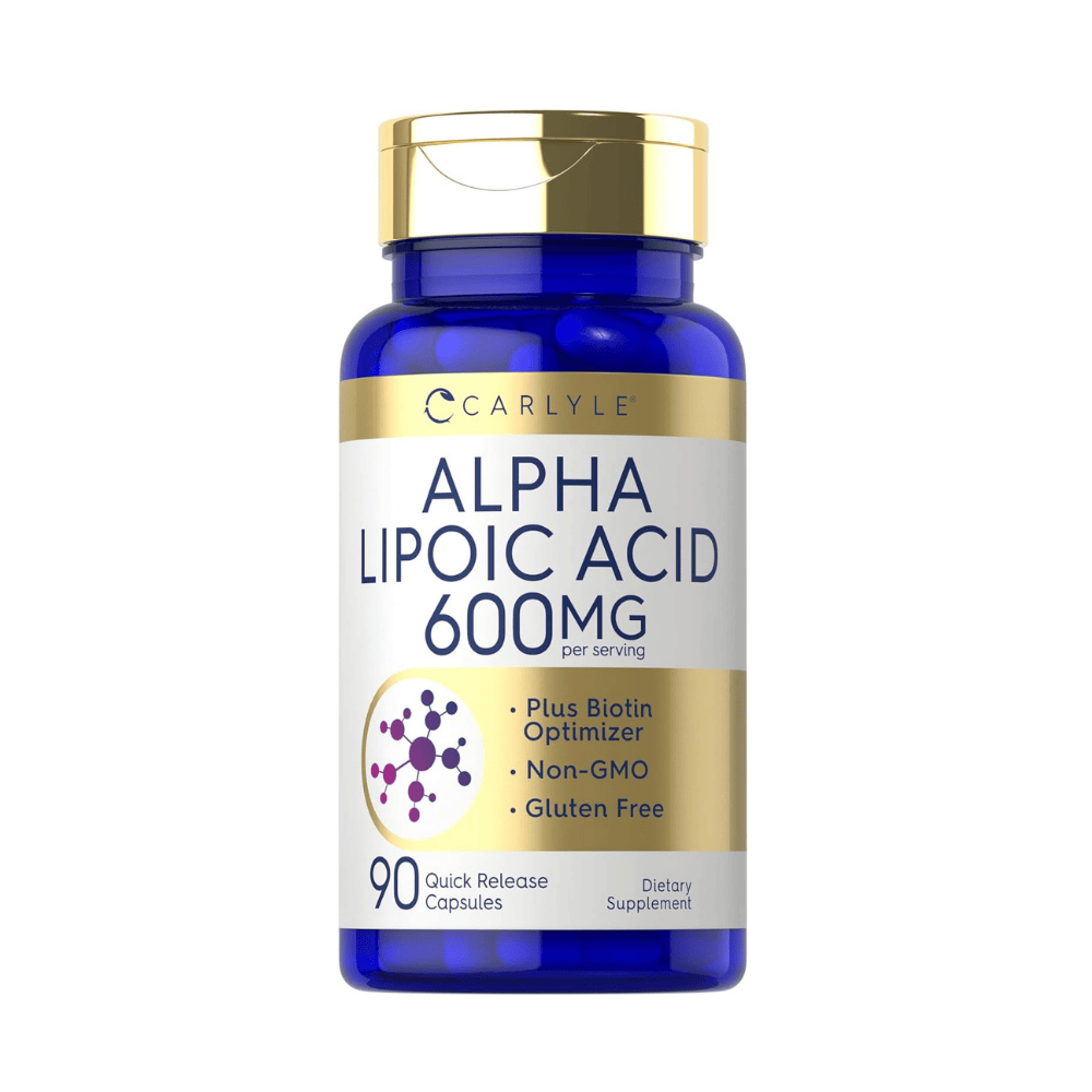 Ácido Alfa Lipoico 600mg Carlyle con Biotina Plus Antioxidante